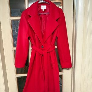 Nine West Vibrant Red Coat